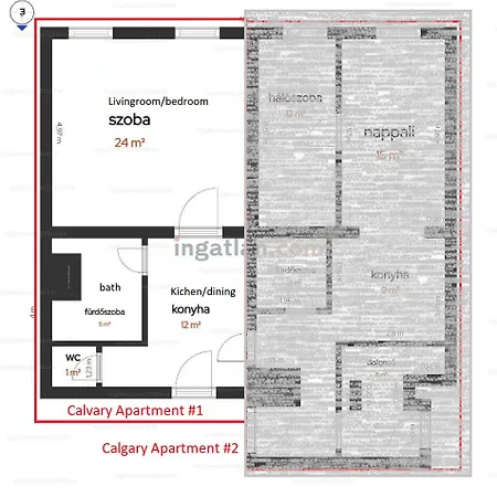 Apartment Calvary-1 *